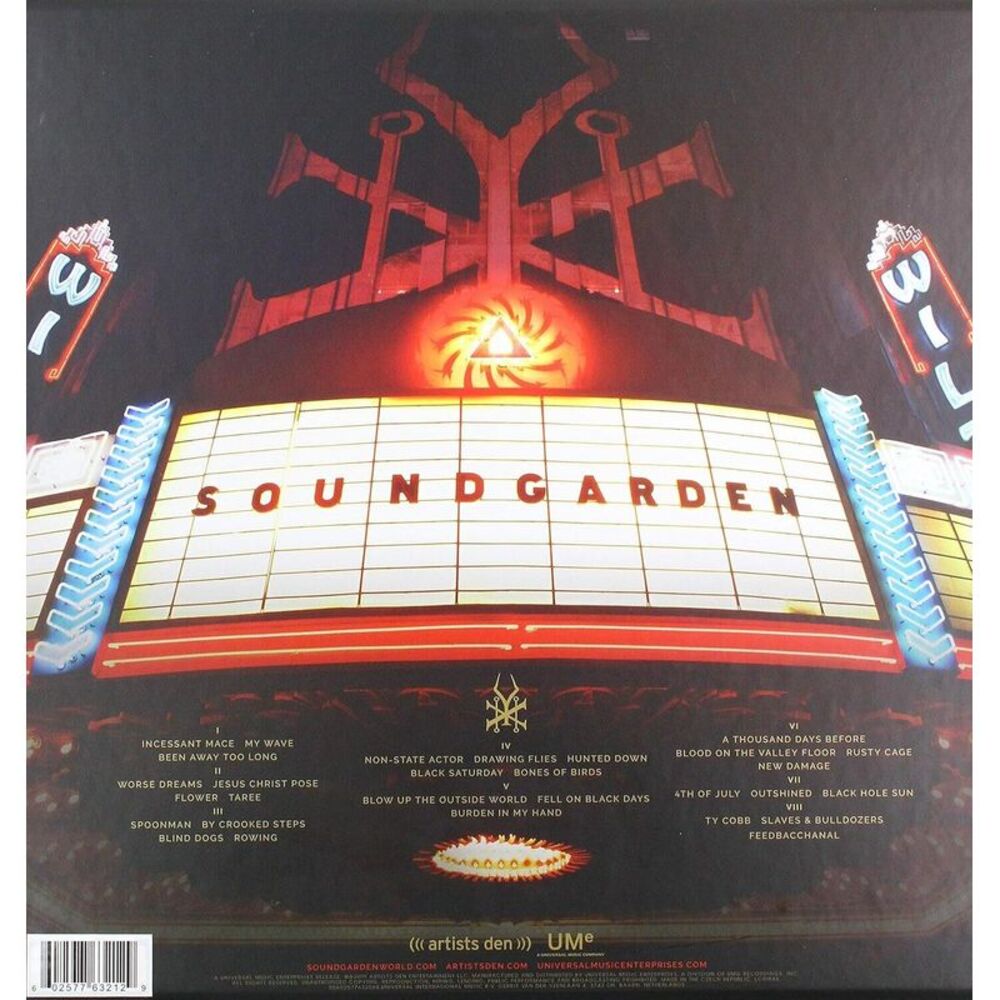 Soundgarden - Live From The Artists Den  LP LP